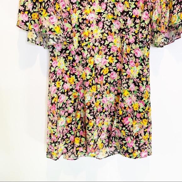 LES RÊVERIES Floral Silk Crepe De Chine Dress 6 - Picture 5 of 11